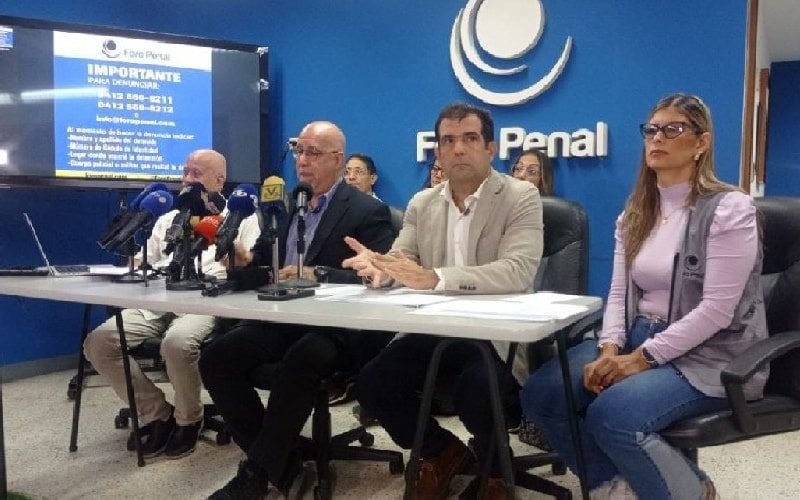 Balance de Foro Penal sitúa en 875 el número de presos políticos en Venezuela