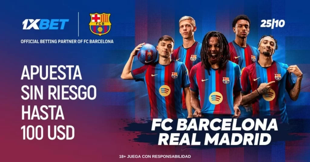 FC Barcelona vs Real Madrid CF: primer El Clásico en el Spotify Camp Nou con una apuesta gratis de hasta 0 FC Barcelona vs Real Madrid CF: primer El Clásico en el Spotify Camp Nou con una apuesta gratis de hasta 0